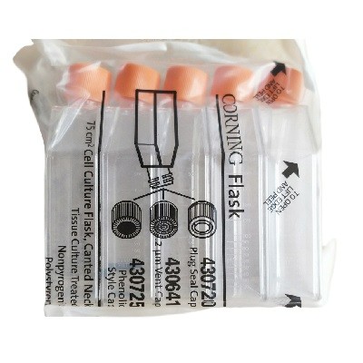 Corning Corning 青岛库 75cm2细胞培养瓶，TC，透气盖，5个/包，100个/箱 5个/包 5个/包