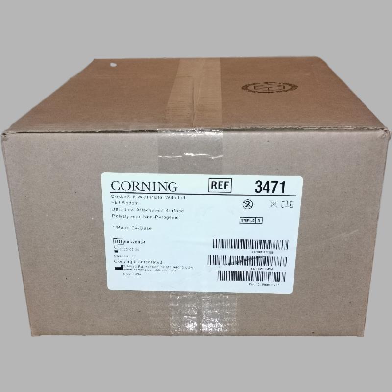 Corning Corning 济南库 6孔细胞培养板，超低吸附，无菌平底，1个/包，24个/箱 1块/包 1块/包