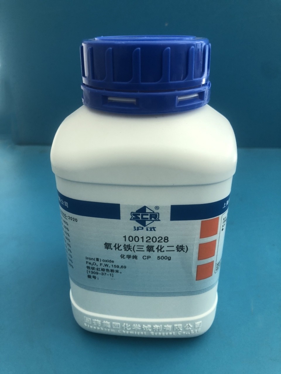 国药 沪试 国药 沪试 青岛库 三氧化二铁 CP 500G 国药 CP 500G 青岛库 CP 500G 青岛库