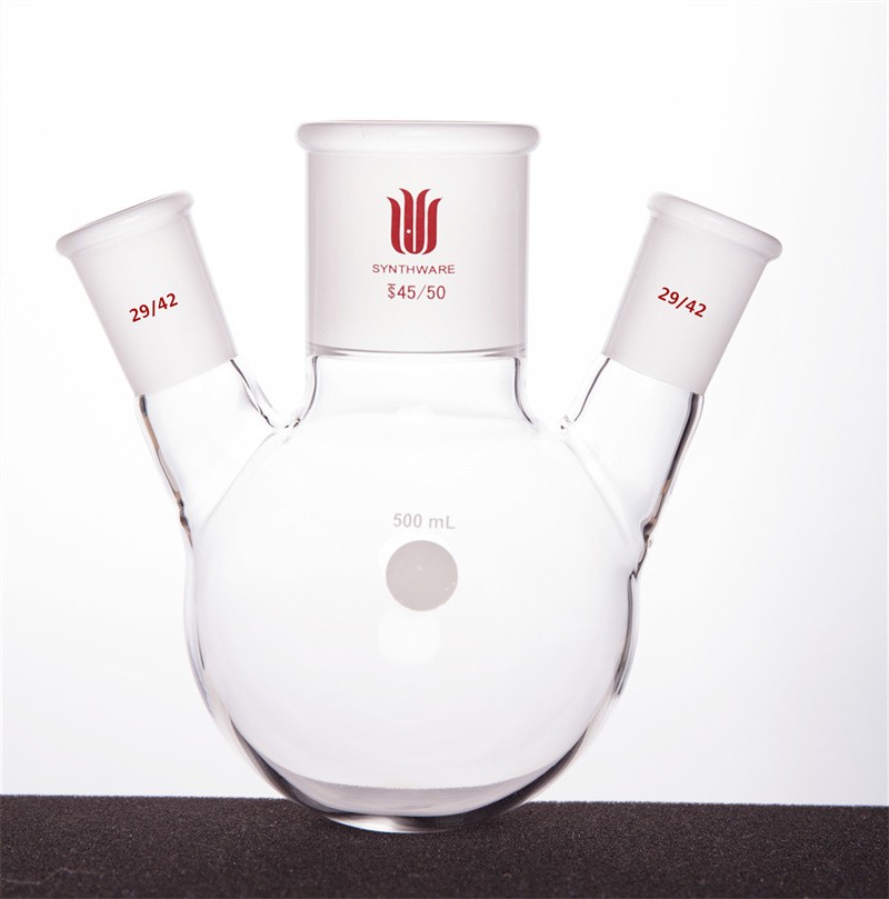 欣维尔 欣维尔 青岛库 斜三口烧瓶 500ml 中间磨口:45/50侧磨口:29/42 欣维尔 500ml 中间磨口:45/50侧磨口:29/42 青岛库 500ml 中间磨口:45/50侧磨口:29/42 青岛库