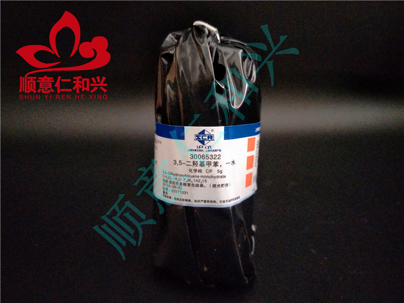 国药 沪试 国药 沪试 济南库 3,5-二羟基甲苯，一水  苔黑酚 CP 5G 国药 CP 5G CP 5G