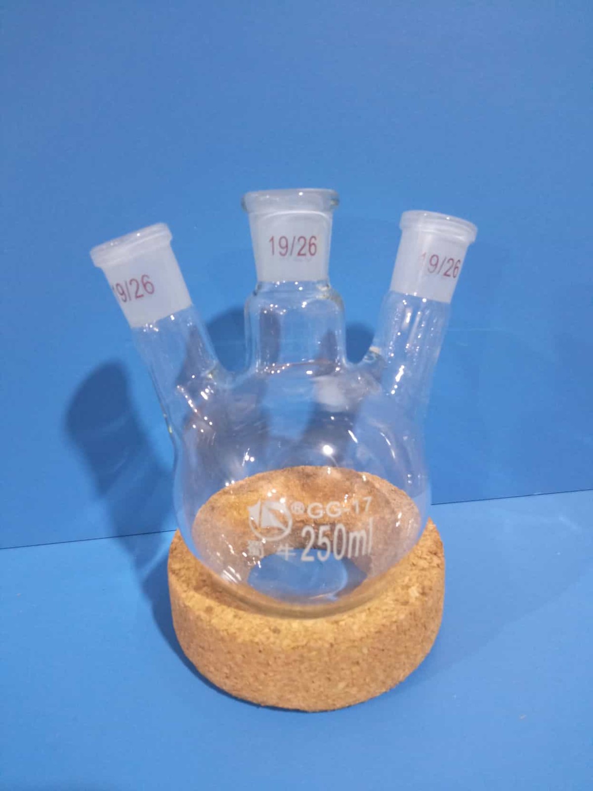 蜀牛 蜀牛 济南库 斜三口烧瓶 250/19*3 蜀牛 250/19*3  48只/箱 250/19*3  48只/箱