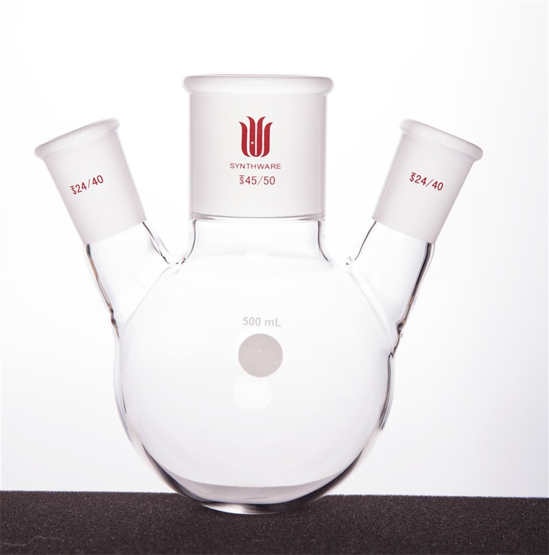 欣维尔 欣维尔 济南库 斜三口烧瓶 500ml 中间磨口:45/50侧磨口:24/40 欣维尔 500ml 中间磨口:45/50侧磨口:24/40 济南库 500ml 中间磨口:45/50侧磨口:24/40 济南库