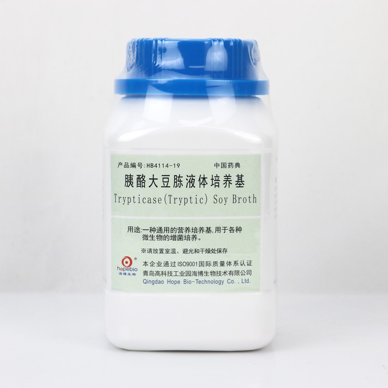 海博 Hopebio 海博 Hopebio 青岛库 胰酪大豆胨液体培养基（TSB）（2015药典） 250g 海博 联系客服更改折扣 250G 250G