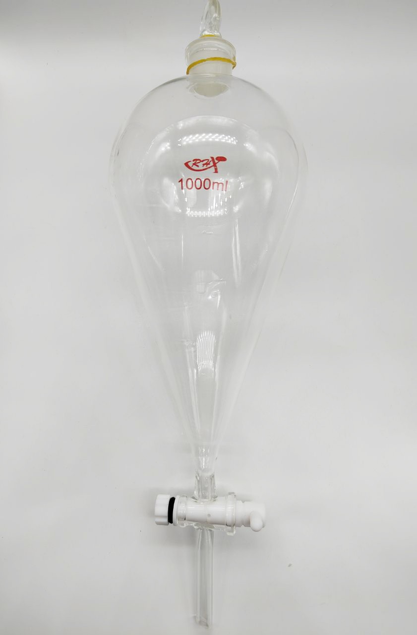 RH RH 青岛库 四氟梨形分液漏斗 1000ml 优等品 RHX 1000ml 2只/盒 1000ml 2只/盒