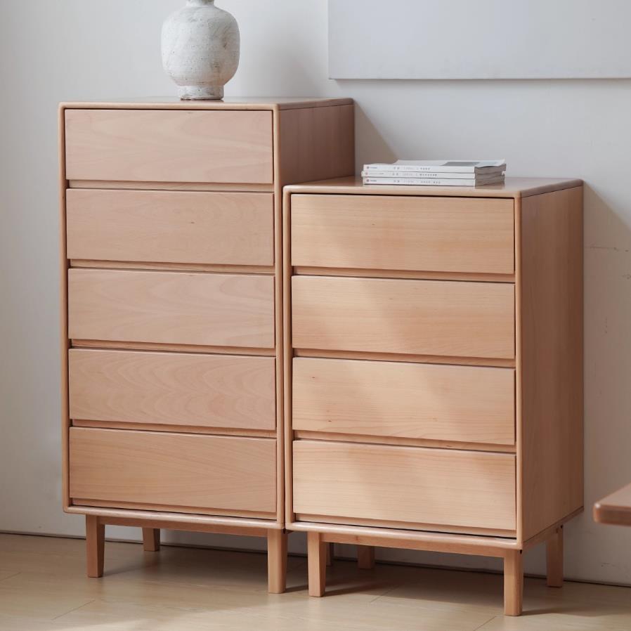 爱客意 爱客意 榉木四斗柜五斗柜贝里 58*45*96/115 贝里四斗柜五斗柜 58*45*96/115 贝里四斗柜五斗柜