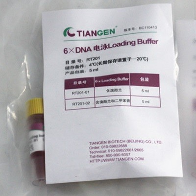天根 天根 RT201-01，DNA电泳loading buffer（溴酚兰），DNA上样缓冲液 5ml 5ml